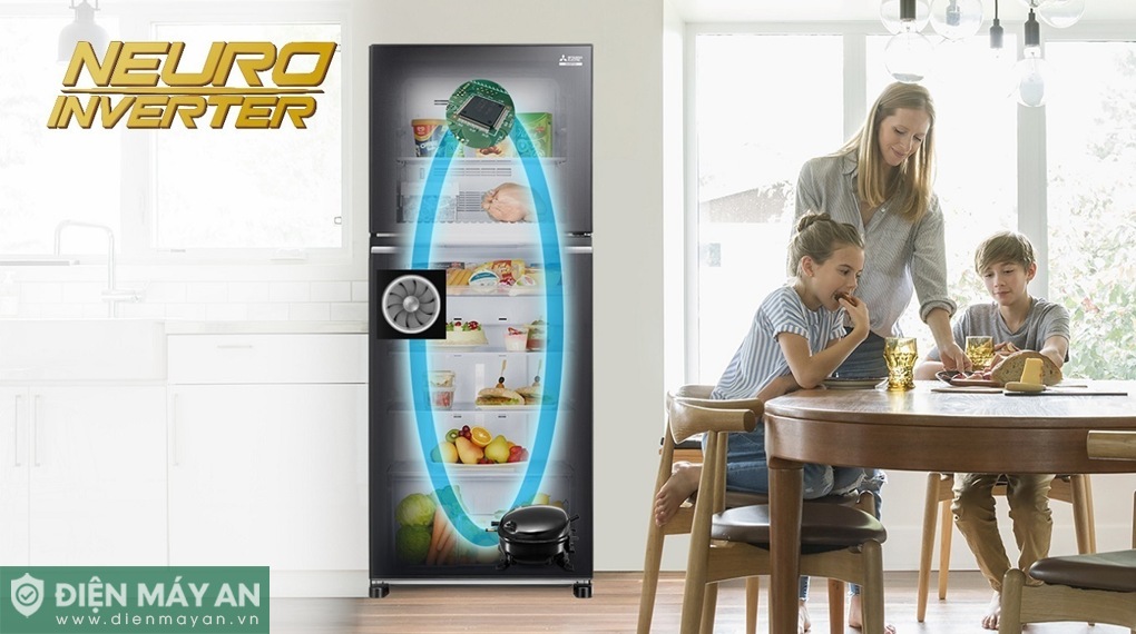 Tủ lạnh Mitsubishi Electric Inverter 330 lít MR-CGX41EN-GBR-V